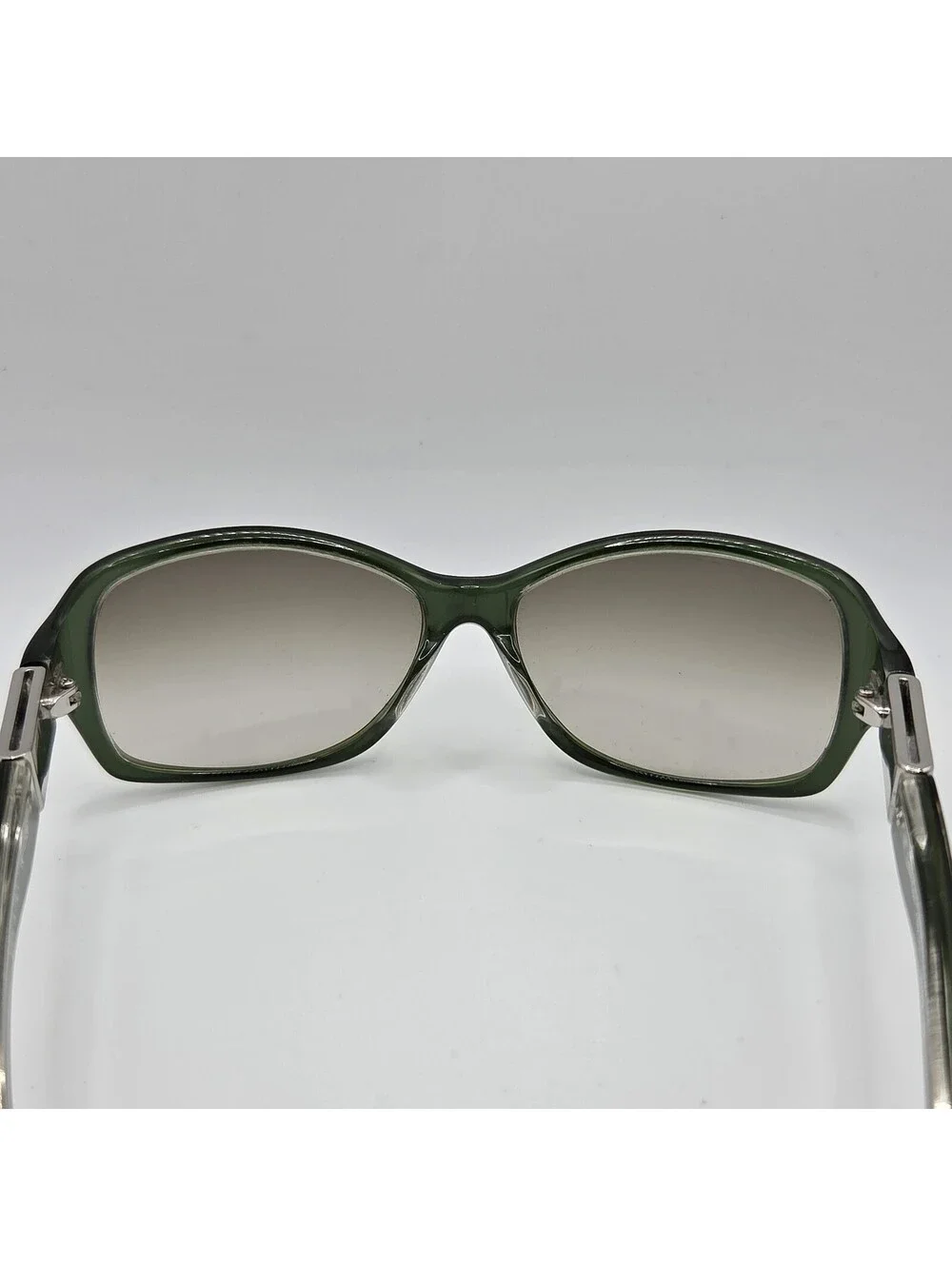 Calvin Klein Collection Green Sunglasses Glasses Frames Only CK 7747S 324 Italy